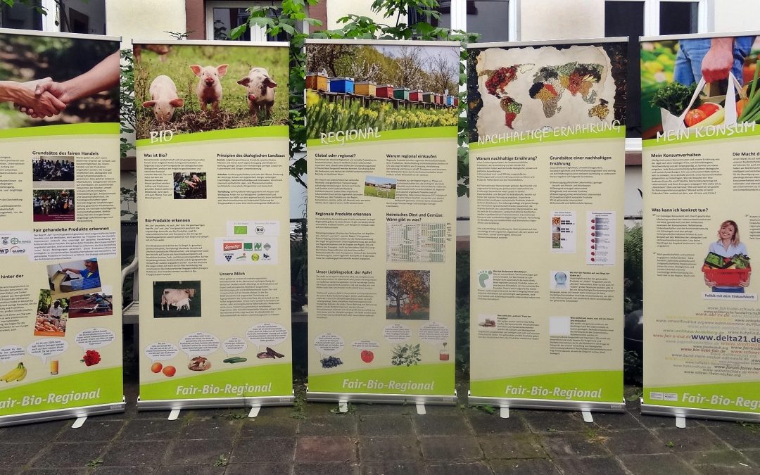 Ausstellung „Fair-Bio-Regional“ im Weltladen